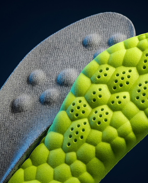 Insole cushioning close-up